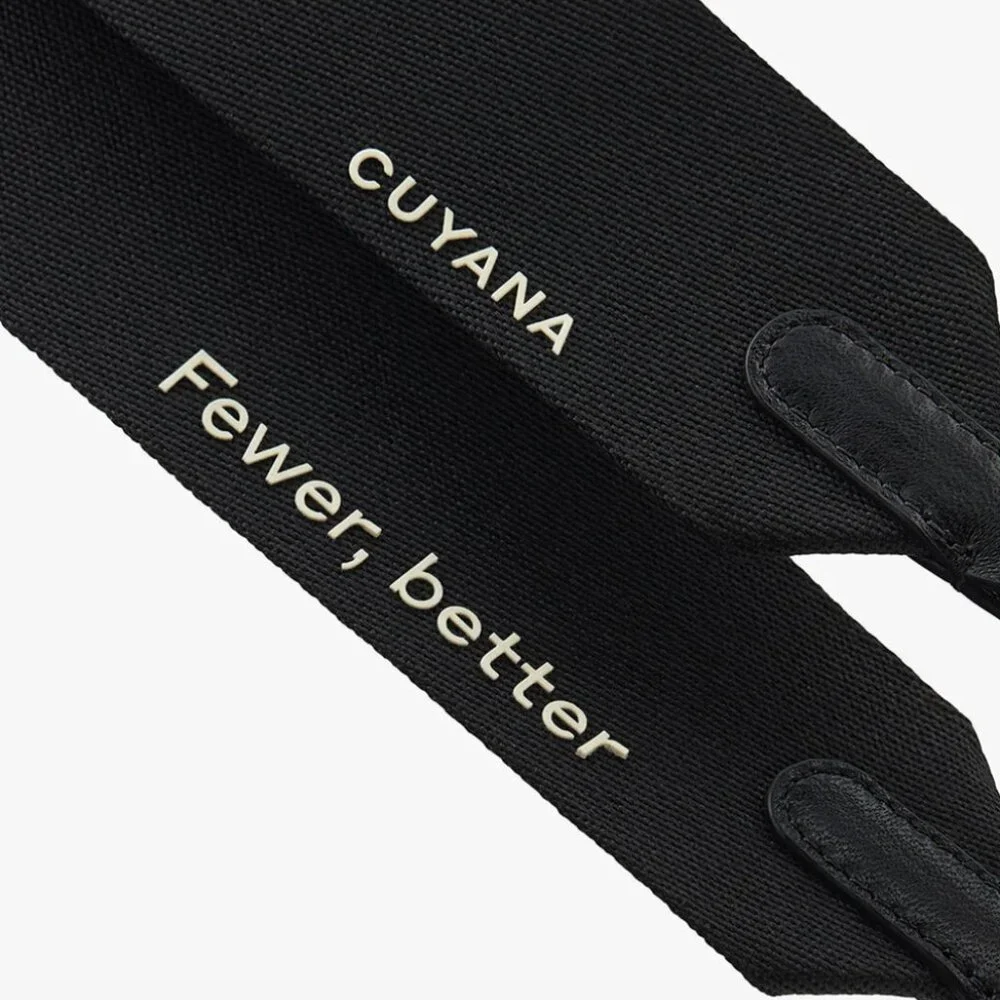 NWT Cuyana Fewer Better Strap in Black